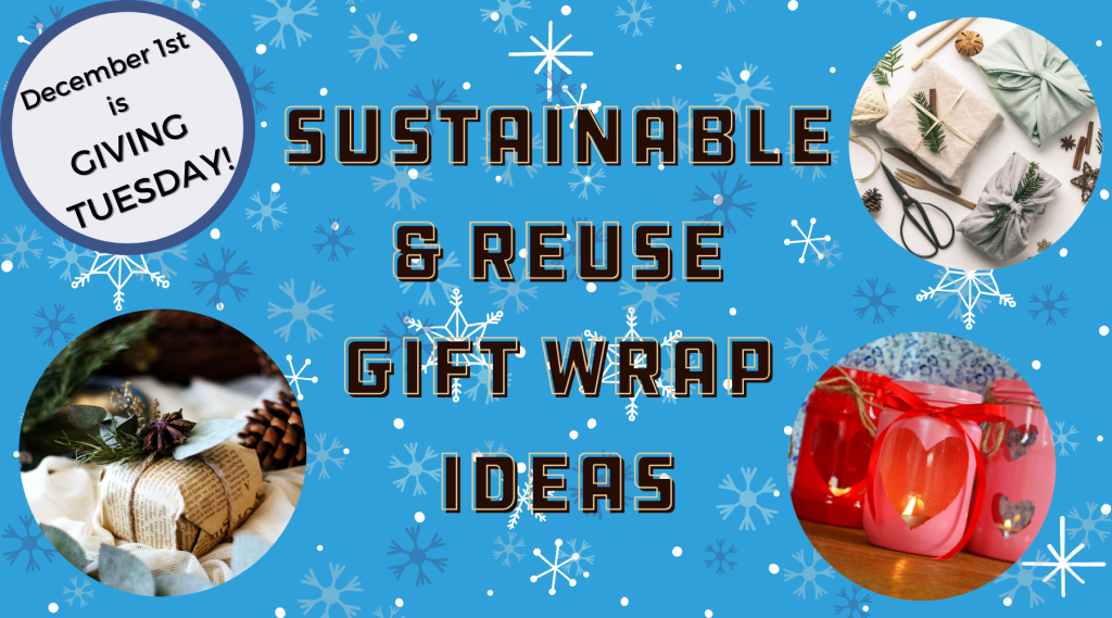 Giving Tuesday & Sustainable Gift Wrapping Ideas